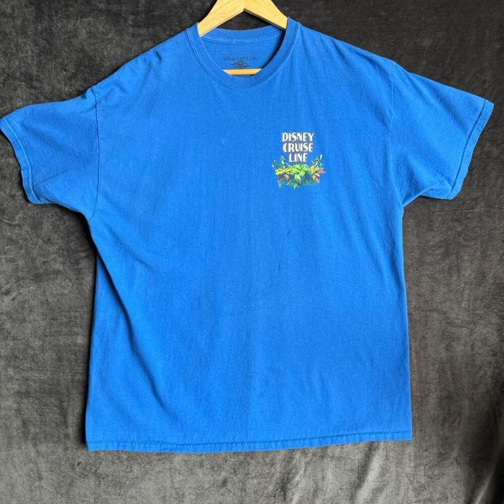 Disney Cruise Line Shirt L Mickey in Paradise Castaway Cay Bahamas Tropical Tee - Picture 2 of 11